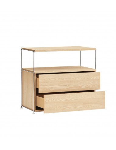Teulat AUREA 80, Comoda minimalista 2 cajones...