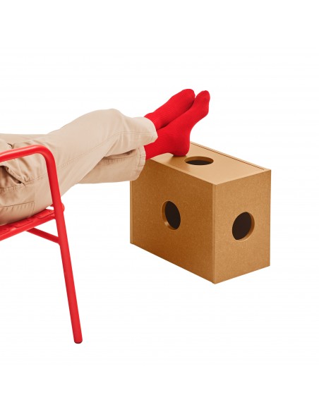 Teulat WALLY apple boxes, mesa de apoio em cor Natural