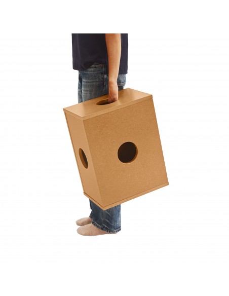 Teulat WALLY Cajón mesita Auxiliar apple boxes en color Natural