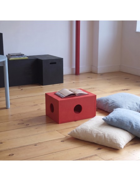 Teulat WALLY apple boxes, mesa de apoio em cor Vermelho