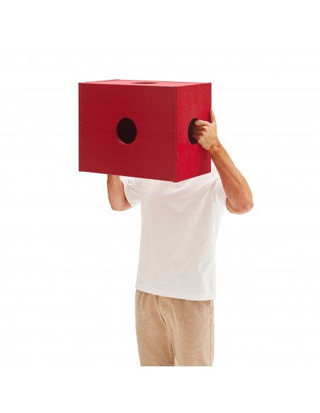 Teulat WALLY Cajón mesita Auxiliar apple boxes en color Rojo