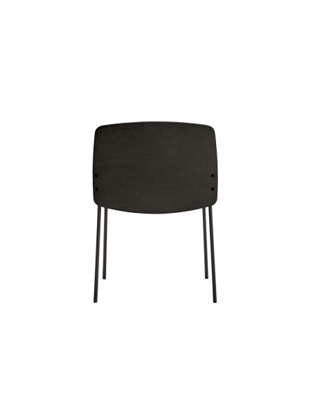Teulat SAGO, Silla de Diseño en madera y Metal Negro