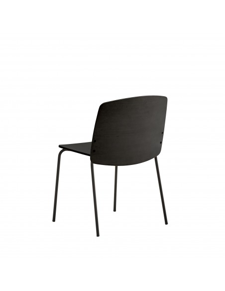 Teulat SAGO, Silla de Diseño en madera y Metal Negro