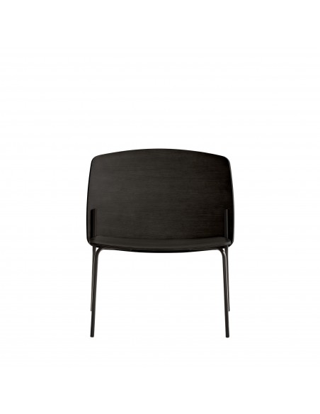 Teulat SAGO, butaca de Diseño en madera y metal negro