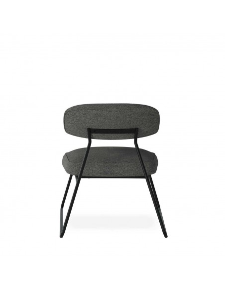 Poltrona NICOSIA de design com estrutura de metal