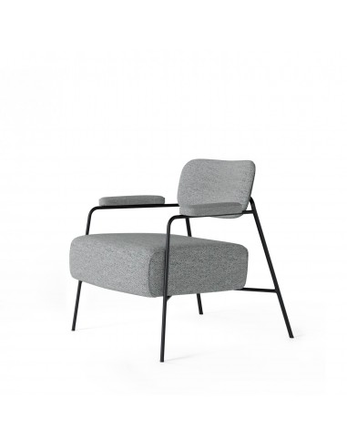 Butaca BREDA de diseño en gris claro