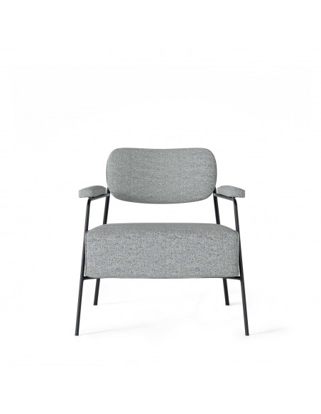 Butaca BREDA de diseño en gris claro