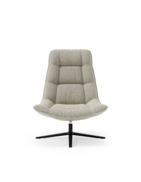 Poltrona PARMA de design estofada em bege