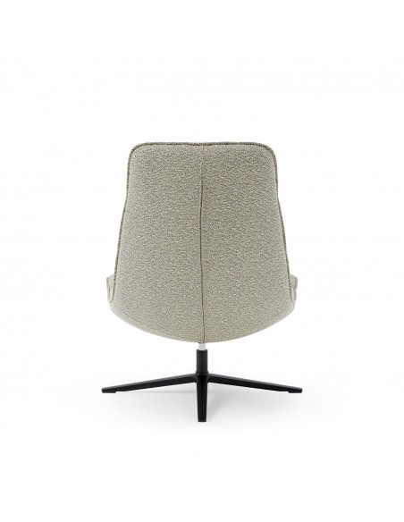 Poltrona PARMA de design estofada em bege