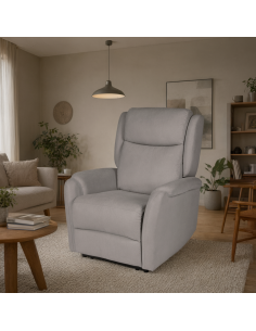 Sillón relax AKARI de diseño con dos motores eléctricos 2