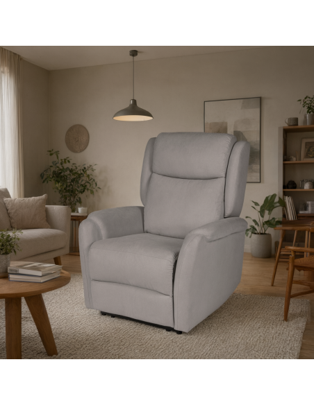 Poltrona relax AKARI de design com dois motores elétricos