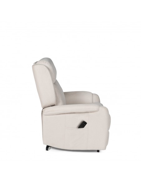 Sillón relax LIFT AKARI de diseño en beige