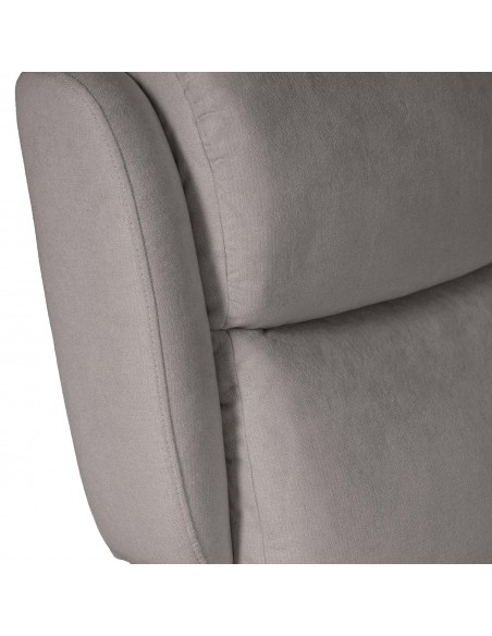 Sillón relax AKARI de diseño en taupe