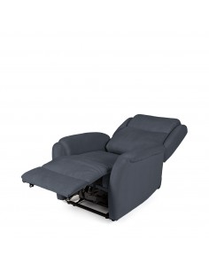 Poltrona relax AKARI de design em cinzento escuro 2