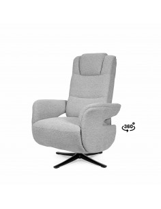 Sillón relax SATOMI de diseño en gris