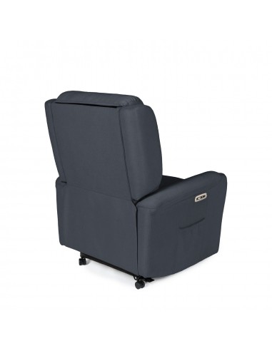 Sillón relax AKARI de diseño en gris oscuro