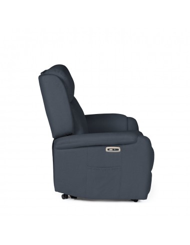 Sillón relax AKARI de diseño en gris oscuro