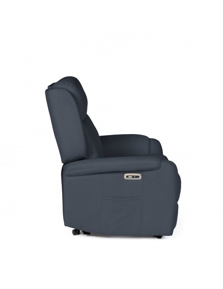 Sillón relax AKARI de diseño en gris oscuro