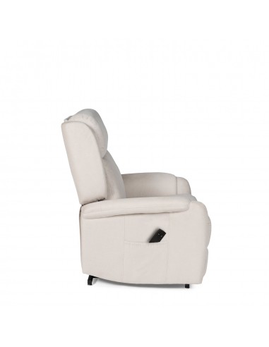 Sillón relax LIFT AKARI de diseño en beige