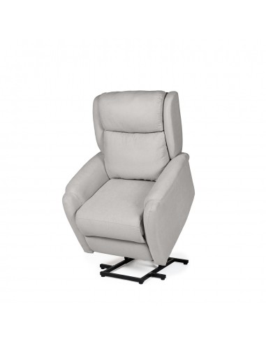 Poltrona relax LIFT AKARI de design em cinzento...