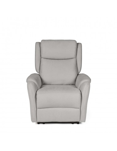 Poltrona relax LIFT AKARI de design em cinzento...