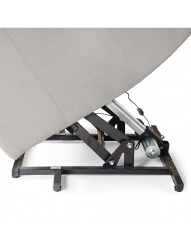 Poltrona relax LIFT AKARI de design em cinzento...