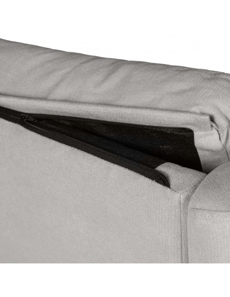 Poltrona relax LIFT AKARI de design em cinzento claro