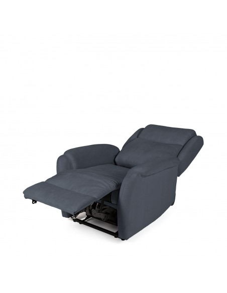 Poltrona relax LIFT AKARI de design em cinzento escuro
