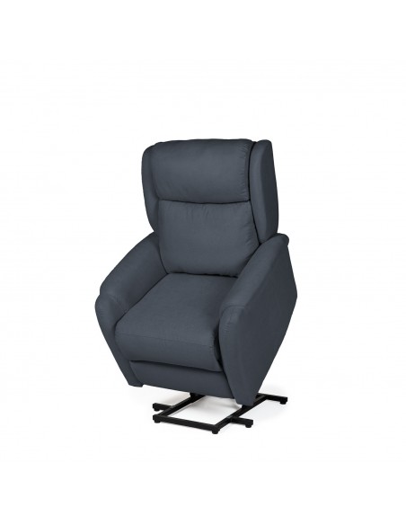 Poltrona relax LIFT AKARI de design em cinzento escuro