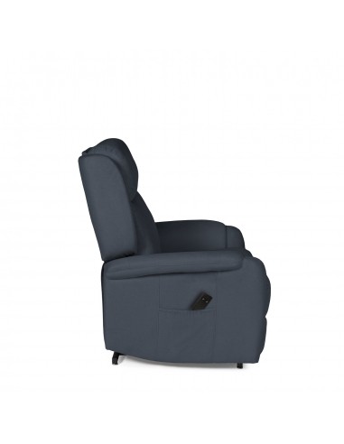 Poltrona relax LIFT AKARI de design em cinzento...