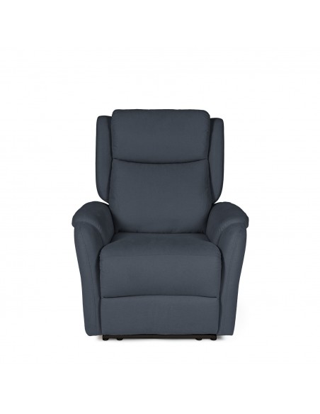 Poltrona relax LIFT AKARI de design em cinzento escuro
