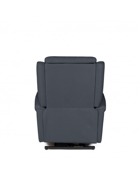 Poltrona relax LIFT AKARI de design em cinzento escuro