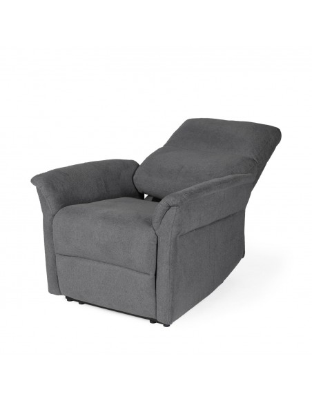 Sillón relax MISAKI de diseño en gris oscuro