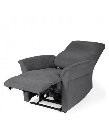 Sillón relax MISAKI de diseño en gris oscuro