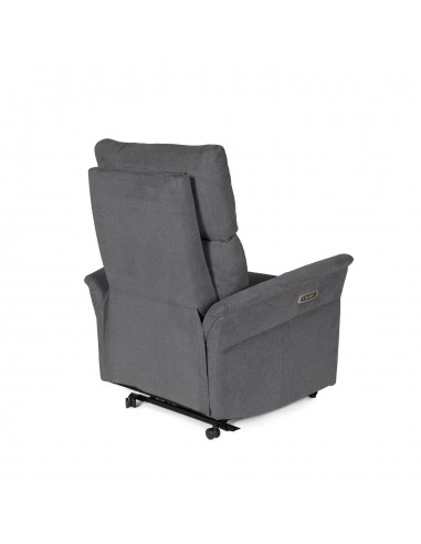 Sillón relax MISAKI de diseño en gris oscuro