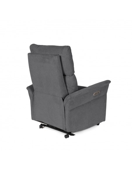 Sillón relax MISAKI de diseño en gris oscuro