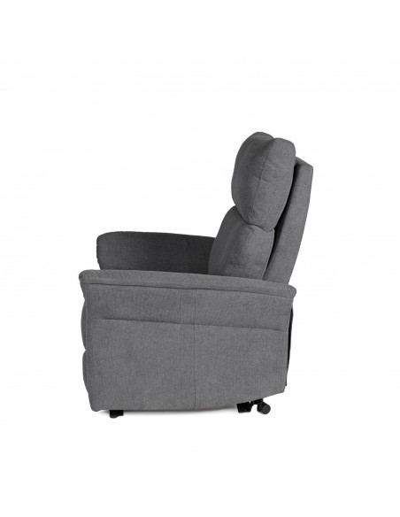 Sillón relax MISAKI de diseño en gris oscuro