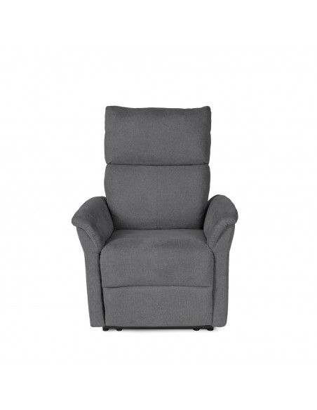 Sillón relax MISAKI de diseño en gris oscuro