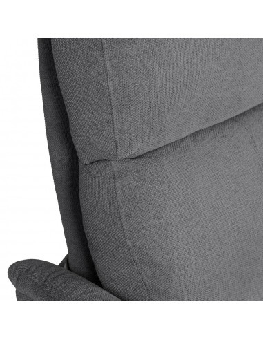 Sillón relax MISAKI de diseño en gris oscuro