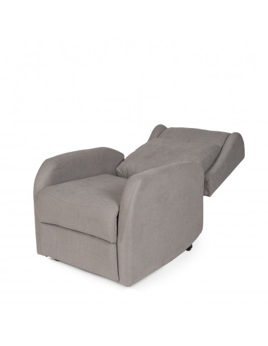 Poltrona relax LIFT SAORI de design em cor taupe