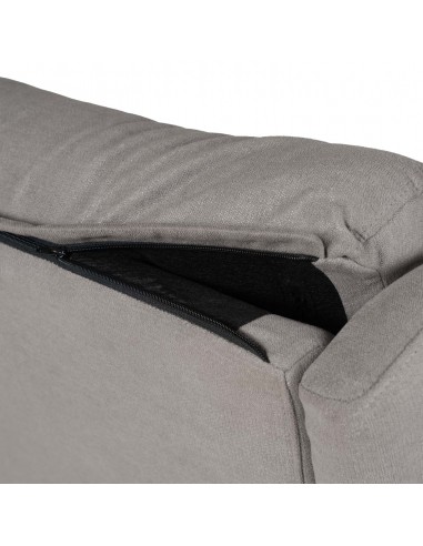 Poltrona relax LIFT SAORI de design em cor taupe