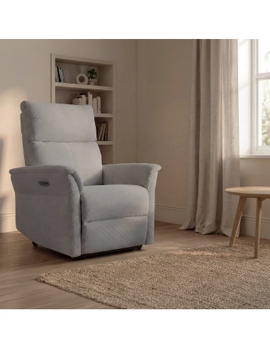 Sillón relax MISAKI de diseño en gris claro