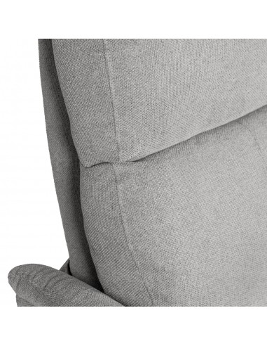 Sillón relax MISAKI de diseño en gris claro