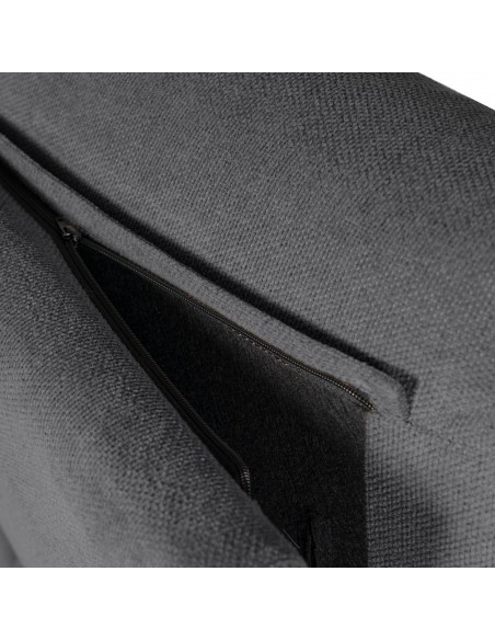 Sillón relax MISAKI de diseño en gris oscuro