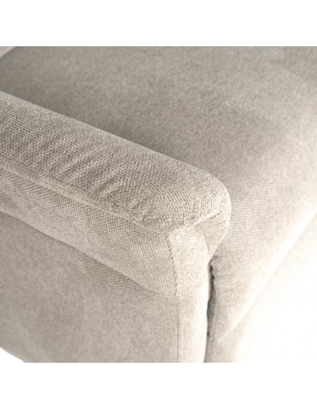 Poltrona relax MISAKI de design em bege