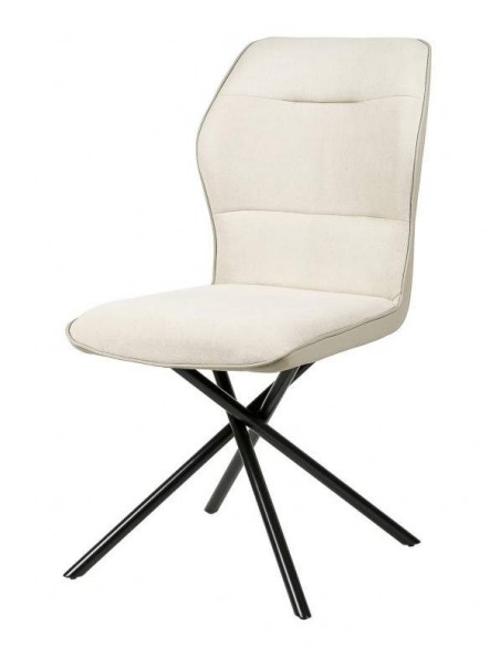 Cadeira Olzon de design, tela, similpiel