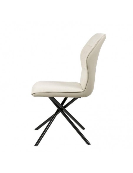 Silla Olzon de diseño, tela, similpiel