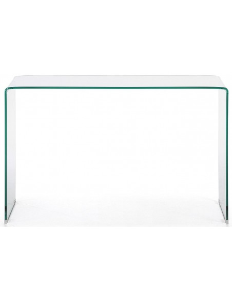 Consola minimalista BURANO Cristal Transpartente Consola minimalista BURANO Cristal Transpartente