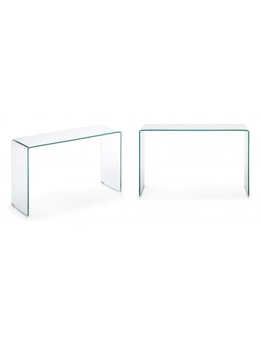 Consola Minimalista BURANO em Vidro Transparente