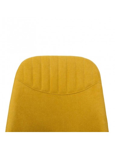 SILLA GIRATORIA RAVEN DE DISEÑO, TELA, METAL NEGRO